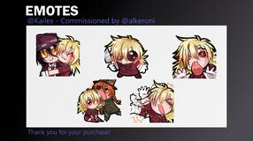 commission for @alkeroni (5 emotes set) commission for @alkeroni (5 emotes set)