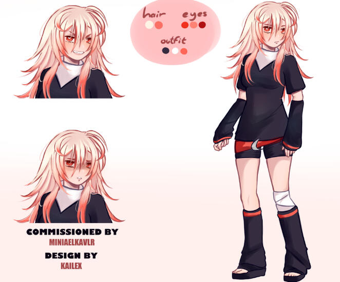 Miniaelka Character design