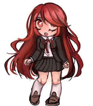 Fanart Chibi Ryoko Otonashi rendered