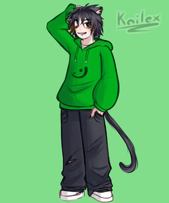 Fanart Fish Chips full body Fanart Fish Chips full body